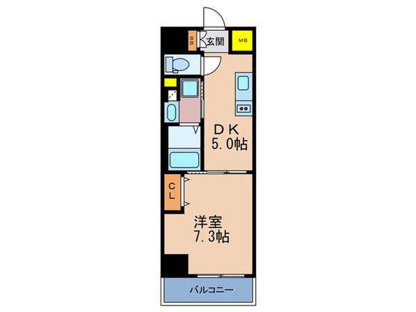 ボヌール梅田の物件間取画像